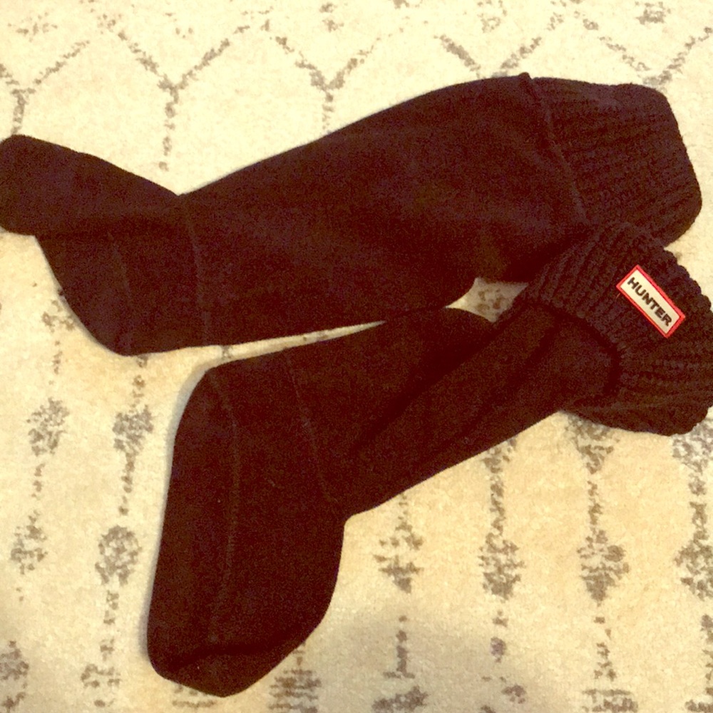 Hunter cable stitch tall boot liners